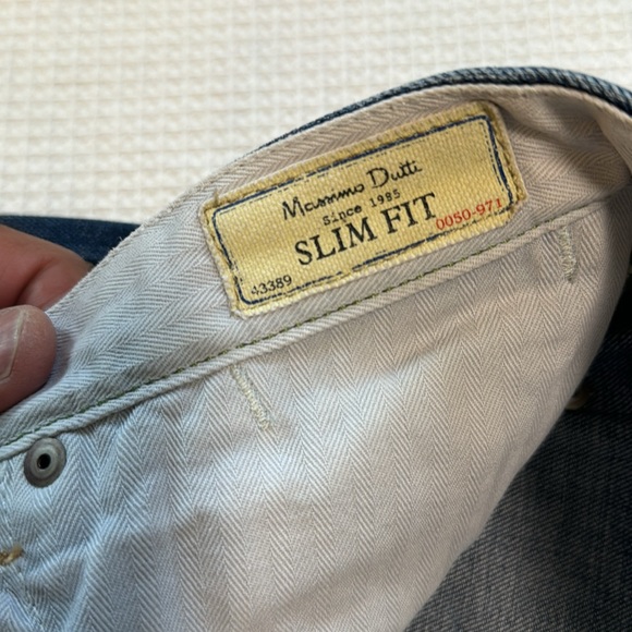 Massimo Dutti men’s blue jeans 32 28 - Picture 5 of 12